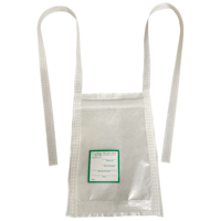 4P-50 POLYESTER BACK, CLEAR FRONT TELEMETRY POUCH