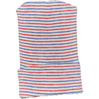 IC-0704 RED, WHITE & BLUE INFANT CAP DOUBLE PLY