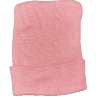 IC-6 PINK INFANT CAP DOUBLE PLY